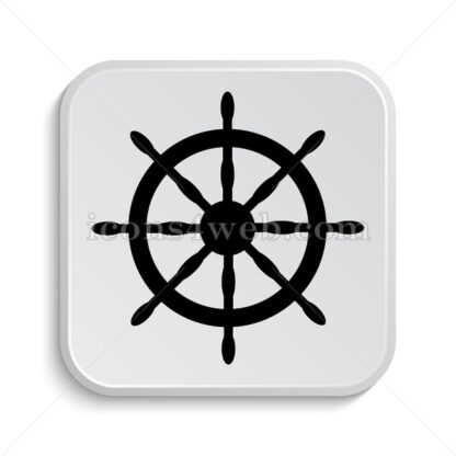 Nautical wheel icon design – Nautical wheel button design. - Icons for website