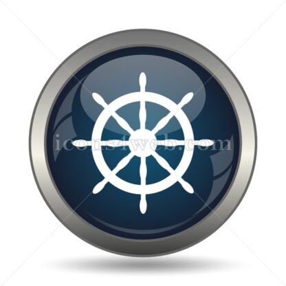 Nautical wheel icon for website – Nautical wheel stock image - Icons for website