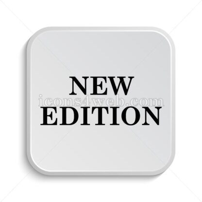 New edition icon design – New edition button design. - Icons for website