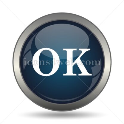 OK icon for website – OK stock image - Icons for website