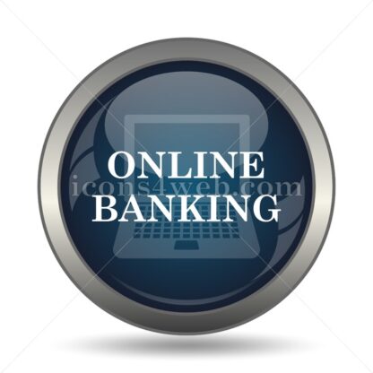 Online banking icon for website – Online banking stock image - Icons for website