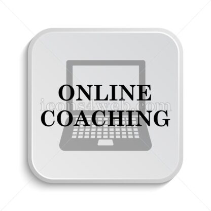 Online coaching icon design – Online coaching button design. - Icons for website