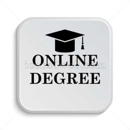 Online degree icon design – Online degree button design. - Icons for website