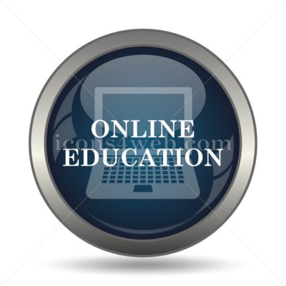 Online education icon for website – Online education stock image - Icons for website
