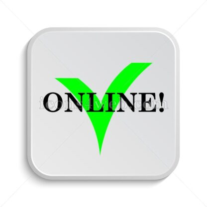 Online icon design – Online button design. - Icons for website