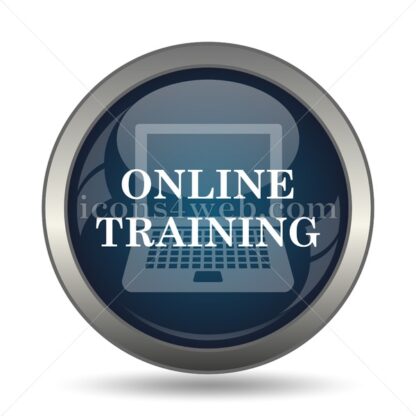 Online training icon for website – Online training stock image - Icons for website