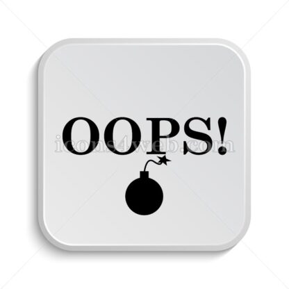 Oops icon design – Oops button design. - Icons for website