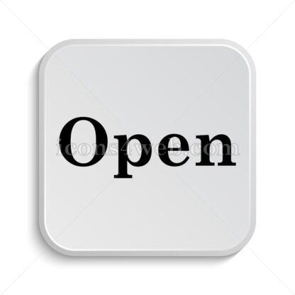 Open icon design – Open button design. - Icons for website