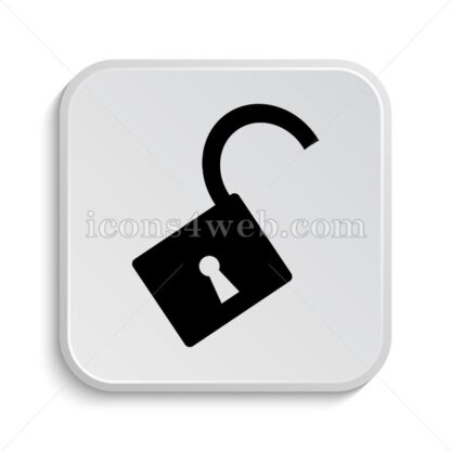 Open lock icon design – Open lock button design. - Icons for website