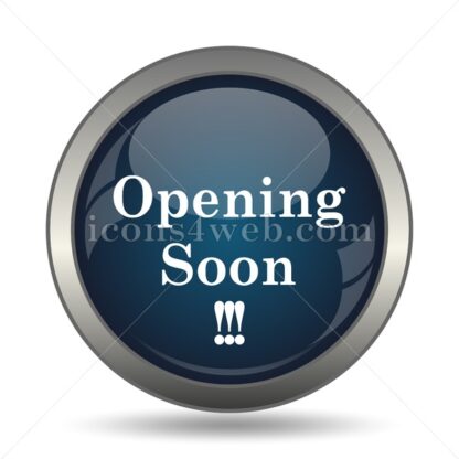 Opening soon icon for website – Opening soon stock image - Icons for website