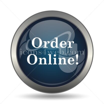 Order online icon for website – Order online stock image - Icons for website