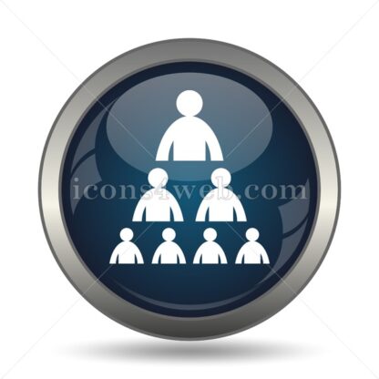 Orga chart icon for website – Orga chart stock image - Icons for website