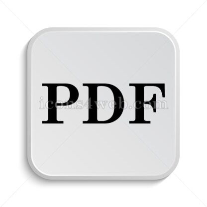 PDF icon design – PDF button design. - Icons for website
