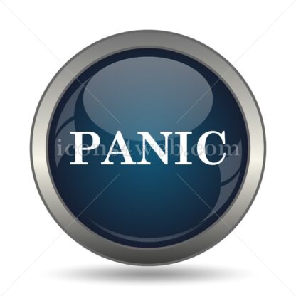 Panic icon for website – Panic stock image - Icons for website