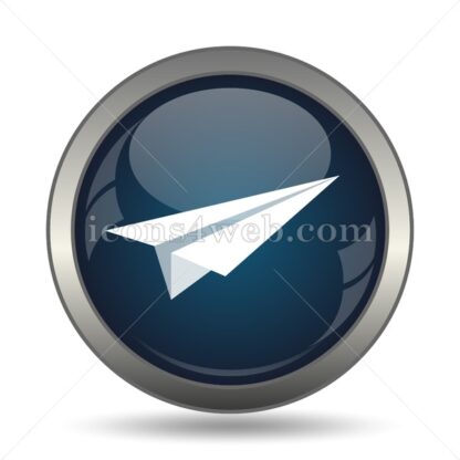 Paper plane icon for website – Paper plane stock image - Icons for website