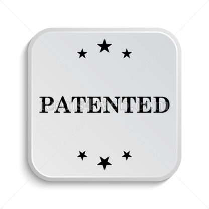 Patented icon design – Patented button design. - Icons for website