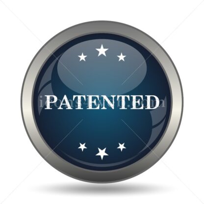 Patented icon for website – Patented stock image - Icons for website