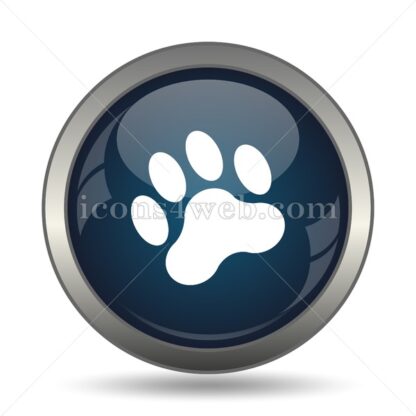 Paw print icon for website – Paw print stock image - Icons for website