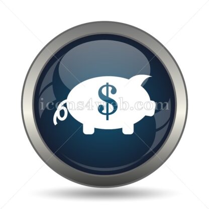 Piggy bank icon for website – Piggy bank stock image - Icons for website