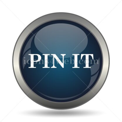 Pin it icon for website – Pin it stock image - Icons for website