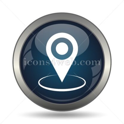 Pin location icon for website – Pin location stock image - Icons for website