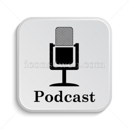 Podcast icon design – Podcast button design. - Icons for website