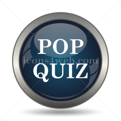 Pop quiz icon for website – Pop quiz stock image - Icons for website