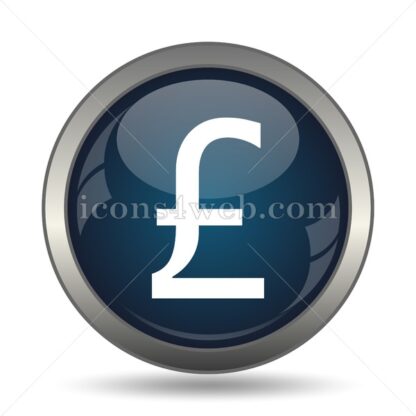 Pound icon for website – Pound stock image - Icons for website