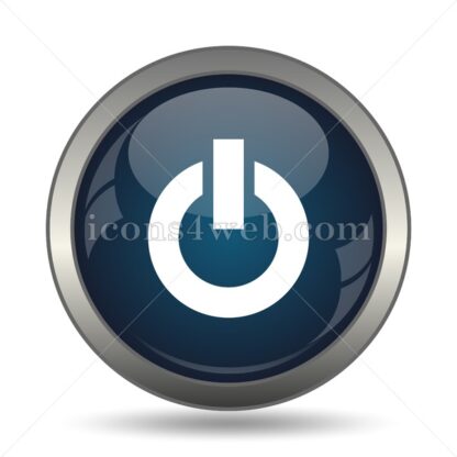 Power button icon for website – Power button stock image - Icons for website