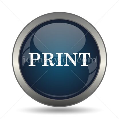 Print icon for website – Print stock image - Icons for website
