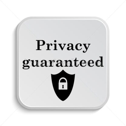 Privacy guaranteed icon design – Privacy guaranteed button design. - Icons for website