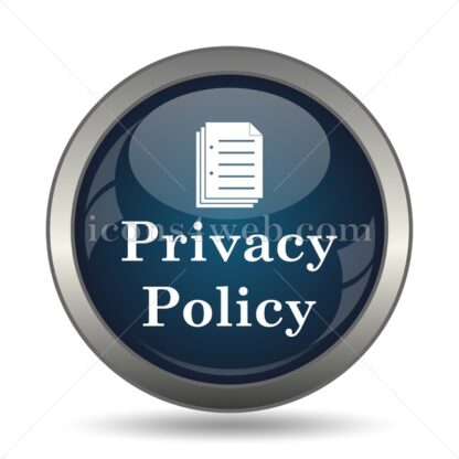Privacy policy icon for website – Privacy policy stock image - Icons for website