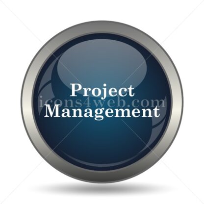 Project management icon for website – Project management stock image - Icons for website