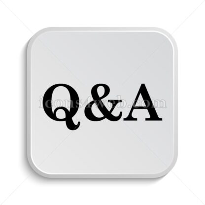 Q&A icon design – Q&A button design. - Icons for website