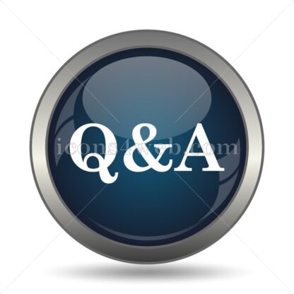 Q&A icon for website – Q&A stock image - Icons for website