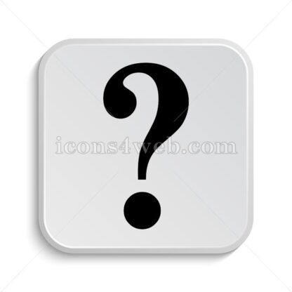 Question mark icon design – Question mark button design. - Icons for website