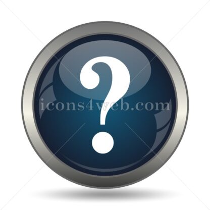 Question mark icon for website – Question mark stock image - Icons for website