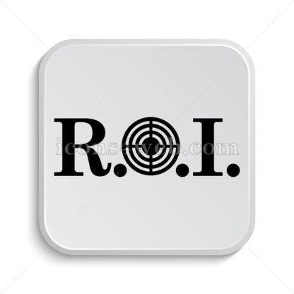 ROI icon design – ROI button design. - Icons for website
