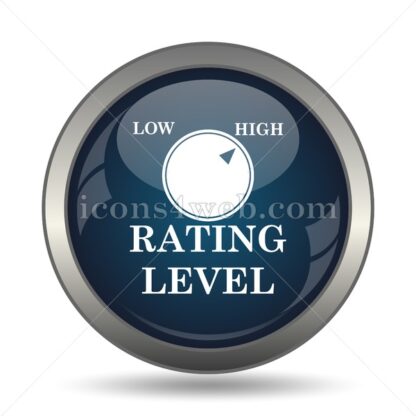 Rating level icon for website – Rating level stock image - Icons for website