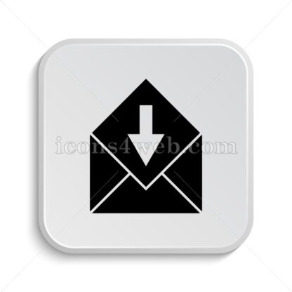 Receive e-mail icon design – Receive e-mail button design. - Icons for website