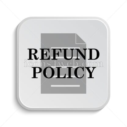Refund policy icon design – Refund policy button design. - Icons for website
