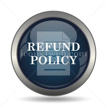 Refund policy icon for website – Refund policy stock image - Icons for website