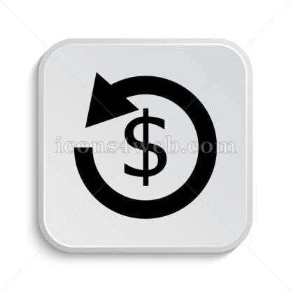 Refund sign icon design – Refund sign button design. - Icons for website