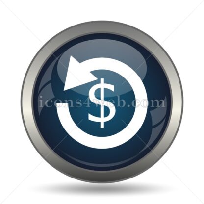 Refund sign icon for website – Refund sign stock image - Icons for website