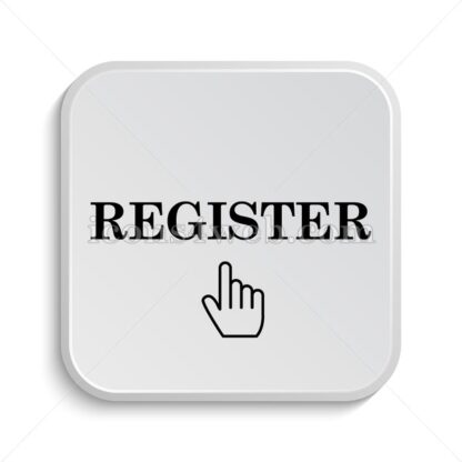 Register icon design – Register button design. - Icons for website