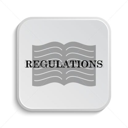 Regulations icon design – Regulations button design. - Icons for website