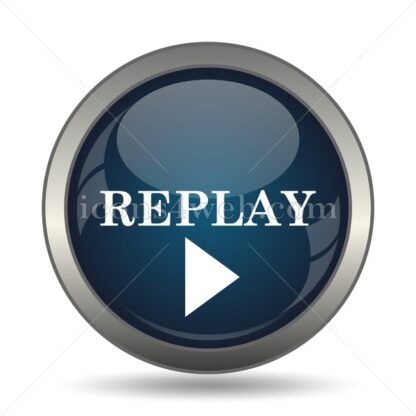 Replay icon for website – Replay stock image - Icons for website