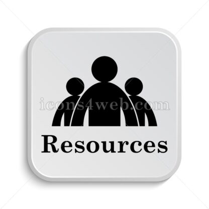 Resources icon design – Resources button design. - Icons for website