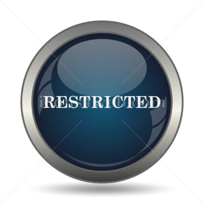Restricted icon for website – Restricted stock image - Icons for website