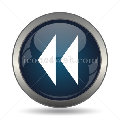 Rewind icon for website – Rewind stock image - Icons for website
